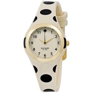 Polka dot kate spade watch with original box